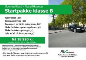 motorsykkel klasser oslo AB Trafikksenter