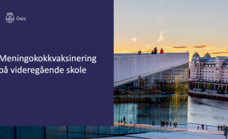 Meningokokkvaksinering mandag 25. september